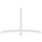 Ekena Millwork Bellingham Architectural Grade PVC Gable Bracket, 84"W x 52 1/2"H x 2"D x 4"F, 15/12 Pitch GBP084X53X0204BEL00 - alternate 3